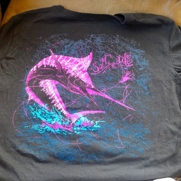 Salt life t shirt - Picture 1 of 3